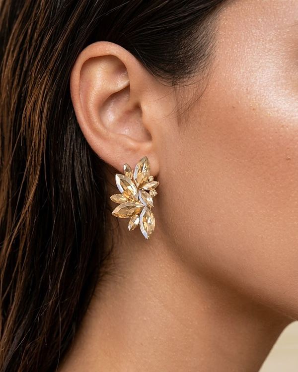 Aretes de fiesta ala champán